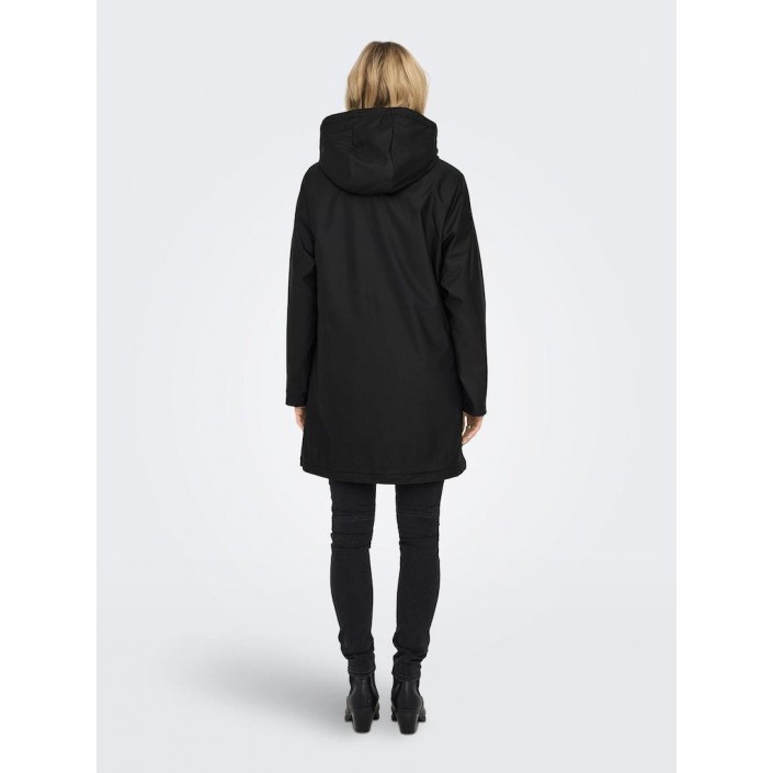 Only ONLSALLY RAINCOAT OTW NOOS Black/BLACK TEDDY | Freewear ONLSALLY RAINCOAT OTW NOOS - www.freewear.nl - Freewear