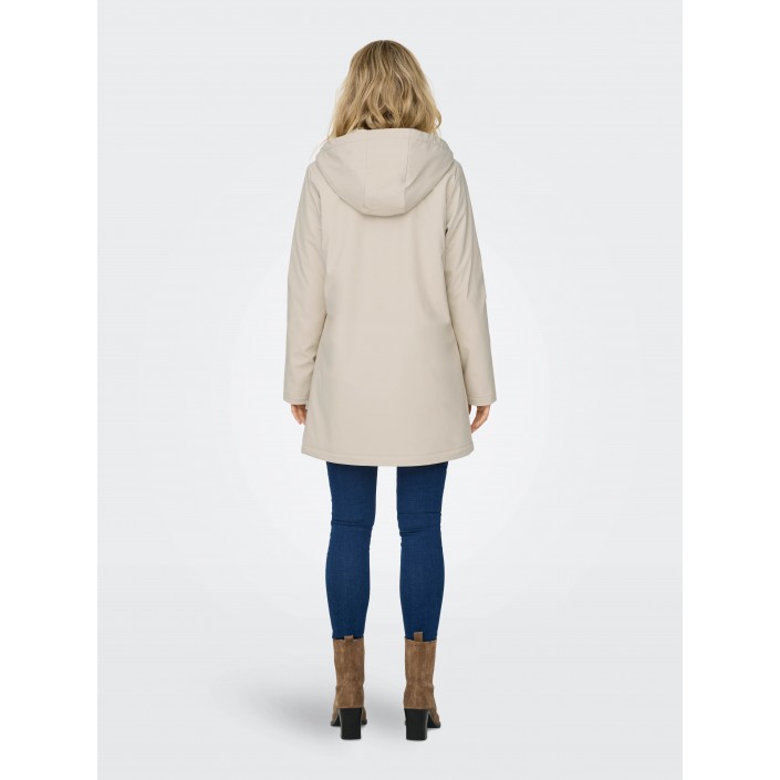 Only ONLSALLY RAINCOAT OTW NOOS Oatmeal/WHITE TEDDY | Freewear ONLSALLY RAINCOAT OTW NOOS - www.freewear.nl - Freewear