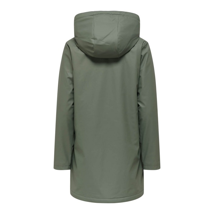 Only ONLSALLY RAINCOAT OTW NOOS Castor Gray/WHITE TEDDY | Freewear ONLSALLY RAINCOAT OTW NOOS - www.freewear.nl - Freewear