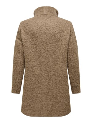 Carmakoma CARNEWSOPHIA WOOL COAT CC OTW Cocoa CrÃ©me/MELANGE | Freewear CARNEWSOPHIA WOOL COAT CC OTW - www.freewear.nl - Freewear
