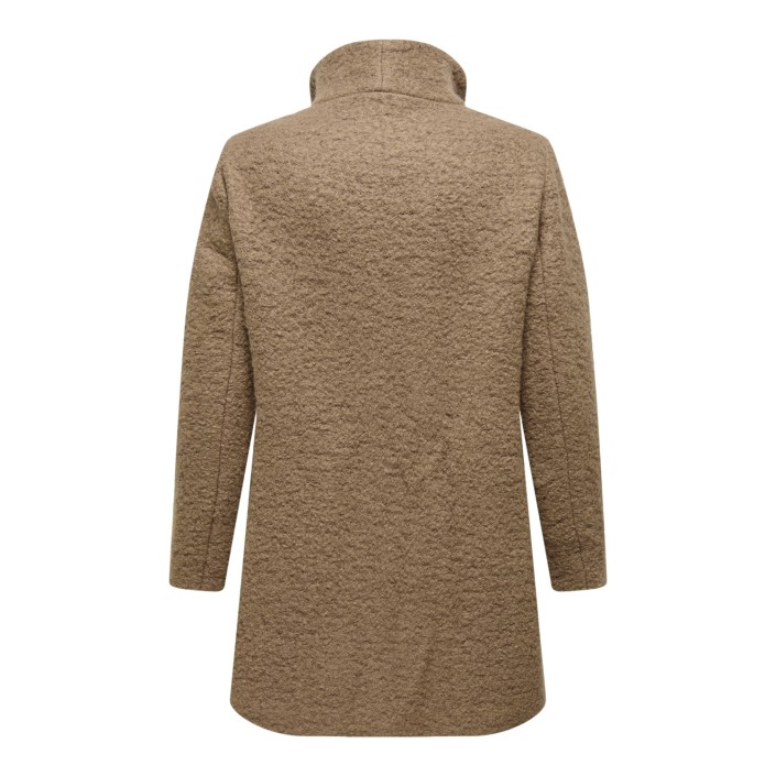 Carmakoma CARNEWSOPHIA WOOL COAT CC OTW Cocoa CrÃ©me/MELANGE | Freewear CARNEWSOPHIA WOOL COAT CC OTW - www.freewear.nl - Freewear