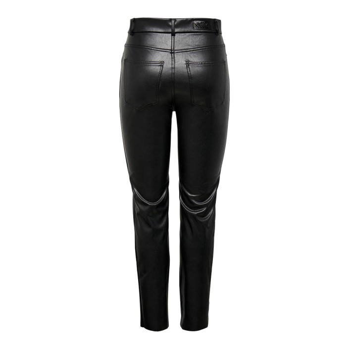 Only ONLEMILY HW ST ANK FAUX LEATHER PNT: Black | Freewear ONLEMILY HW ST ANK FAUX LEATHER PNT: - www.freewear.nl - Freewear