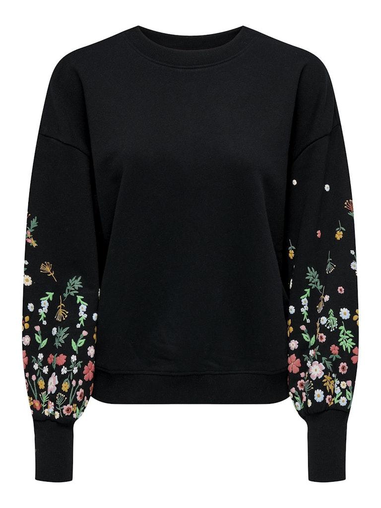 Only Sweatshirt ONLBROOKE L/S O-NECK FLOWER SWT