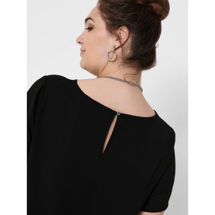 Carmakoma CARVICA SS AOP TOP NOOS Black | Freewear CARVICA SS AOP TOP NOOS - www.freewear.nl - Freewear
