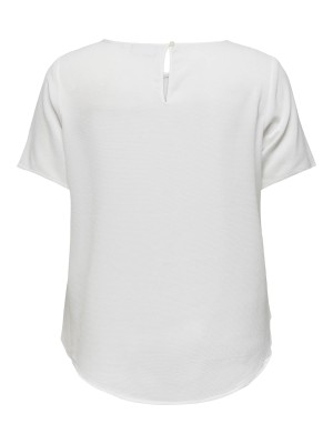Carmakoma CARVICA SS AOP TOP NOOS Cloud Dancer | Freewear CARVICA SS AOP TOP NOOS - www.freewear.nl - Freewear