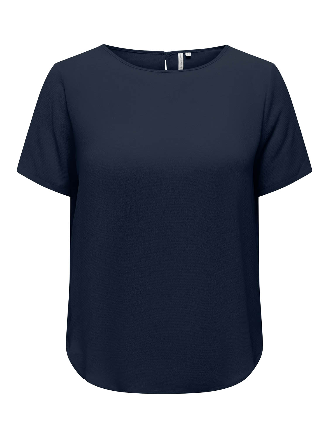 ONLY CARMAKOMA CARVICA LIFE SS TOP WVN NOOS Dames Top - Mood Indigo