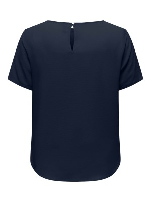 Carmakoma CARVICA SS AOP TOP NOOS Mood Indigo | Freewear CARVICA SS AOP TOP NOOS - www.freewear.nl - Freewear