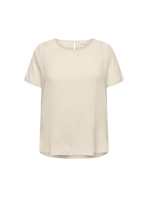 Carmakoma CARVICA SS AOP TOP NOOS Moonbeam | Freewear CARVICA SS AOP TOP NOOS - www.freewear.nl - Freewear