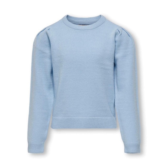 Only Kids KONLESLY L/S PUFF PULLOVER CP KNT Angel Falls | Freewear KONLESLY L/S PUFF PULLOVER CP KNT - www.freewear.nl - Freewear