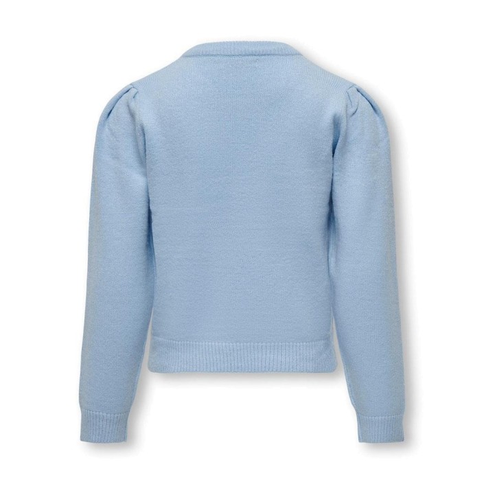 Only Kids KONLESLY L/S PUFF PULLOVER CP KNT Angel Falls | Freewear KONLESLY L/S PUFF PULLOVER CP KNT - www.freewear.nl - Freewear