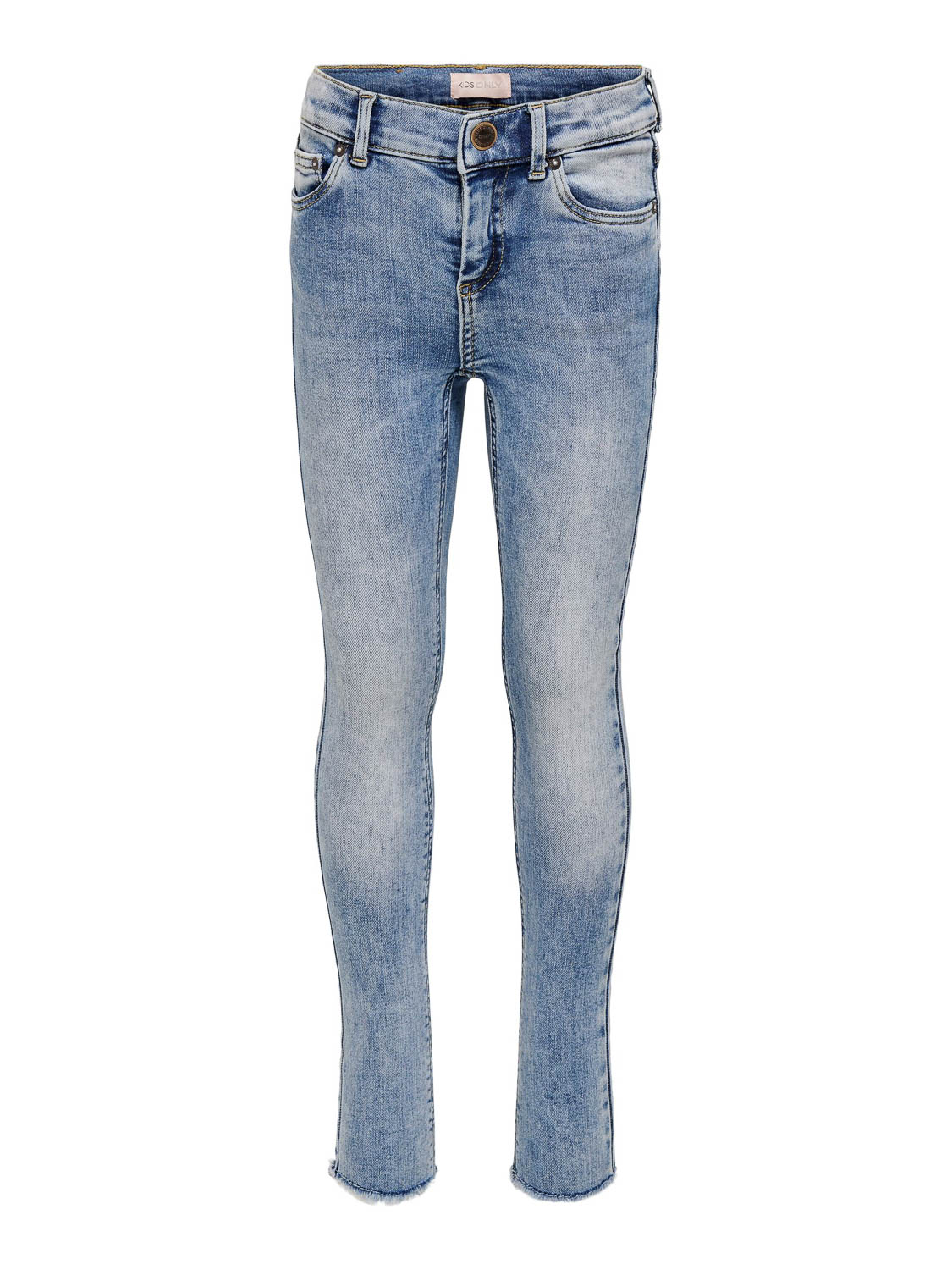 KIDS ONLY KONBLUSH SKINNY RAW JNS LIGHT BLUE NOOS Meisjes Jeans - Maat 122