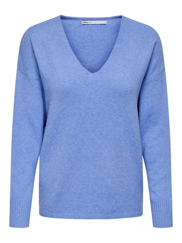 ONLY ONLRICA LIFE L/S V-NECK PULLO KNT NOOS Dames Trui - Maat M