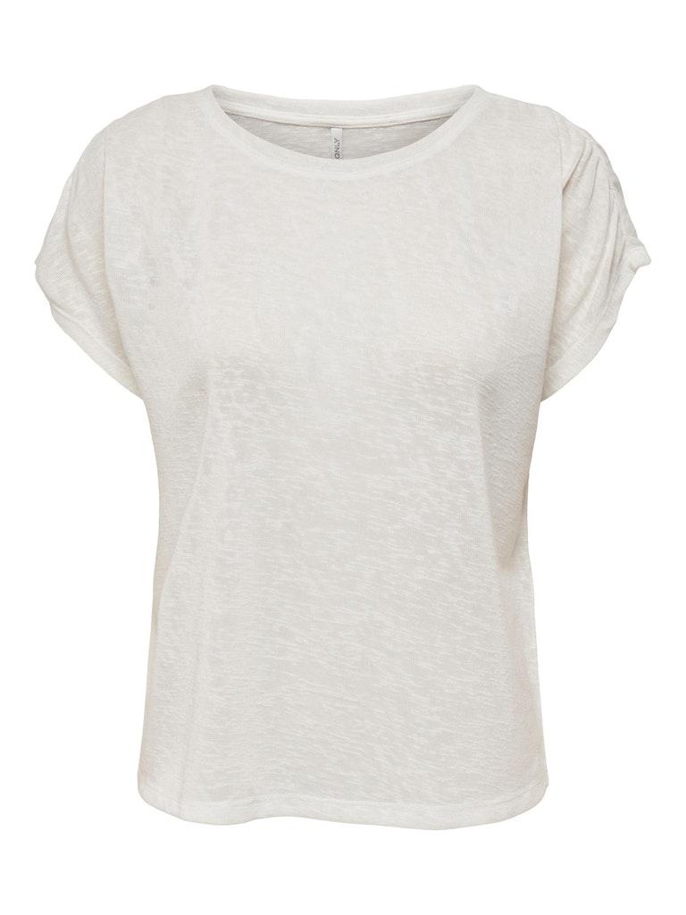 ONLY ONLLULA S/S O-NECK TOP NOOS Dames T-shirt - Maat XS