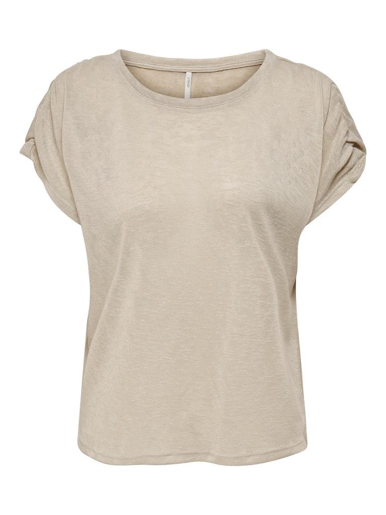 ONLY ONLLULA S/S O-NECK TOP NOOS Dames T-shirt - Maat XS