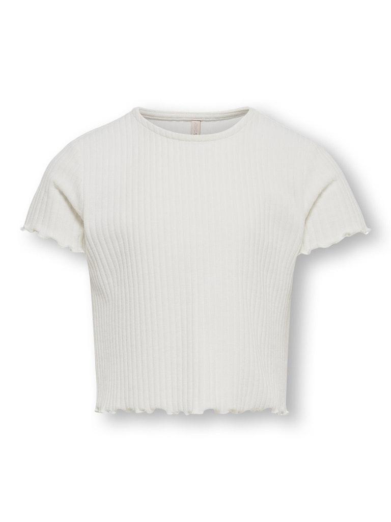 Kids Only T-shirt Kognella S/s O-neck Top Noos Jrs 15225338 Cloud Dancer