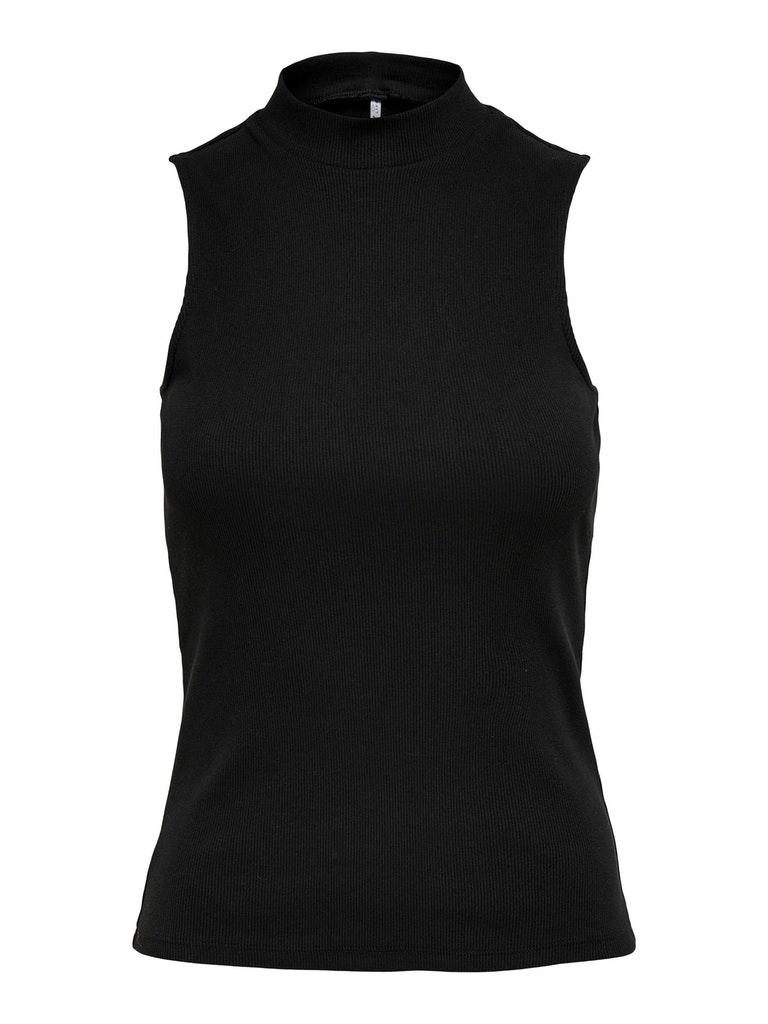 ONLY ONLNESSA S/L HIGHNECK RIB TOP JRS NOOS Dames Top - Maat M