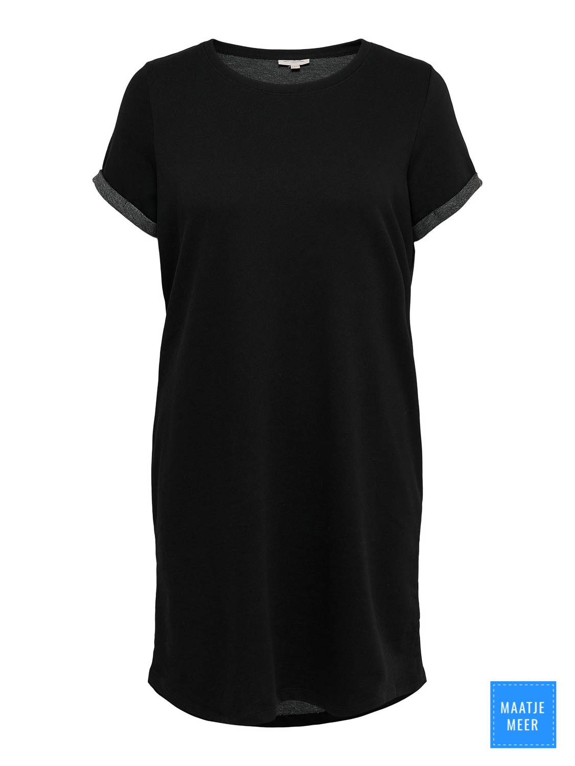 ONLY CARMAKOMA CARKAYLEE SS BLK DRESS JRS Dames Jurk - Maat M-46/48