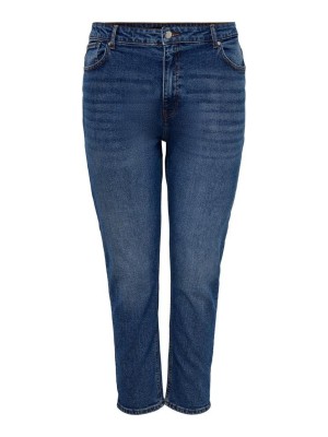 Carmakoma CARENEDA MOM JEANS DNM NOOS Dark Blue Denim | Freewear CARENEDA MOM JEANS DNM NOOS - www.freewear.nl - Freewear