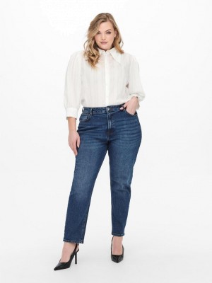 Carmakoma CARENEDA MOM JEANS DNM NOOS Dark Blue Denim | Freewear CARENEDA MOM JEANS DNM NOOS - www.freewear.nl - Freewear