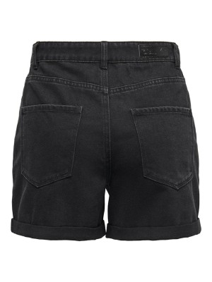 Only ONLVEGA HW MOM DNM SHORTS NOOS Black Denim | Freewear ONLVEGA HW MOM DNM SHORTS NOOS - www.freewear.nl - Freewear