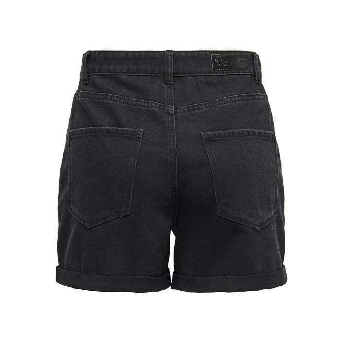 Only ONLVEGA HW MOM DNM SHORTS NOOS Black Denim | Freewear ONLVEGA HW MOM DNM SHORTS NOOS - www.freewear.nl - Freewear