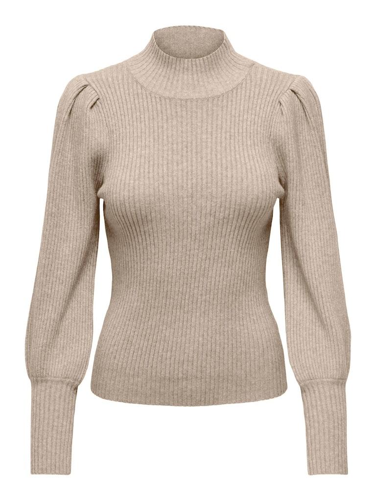 Gebreide pullover met opstaande kraag, model 'KATIA'