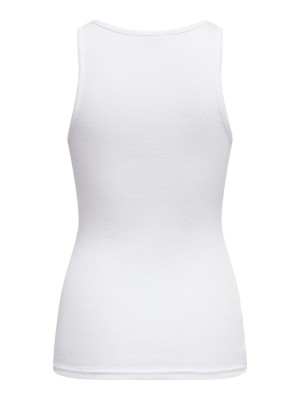 Only ONLKENYA RIB TANK TOP JRS NOOS White | Freewear ONLKENYA RIB TANK TOP JRS NOOS - www.freewear.nl - Freewear