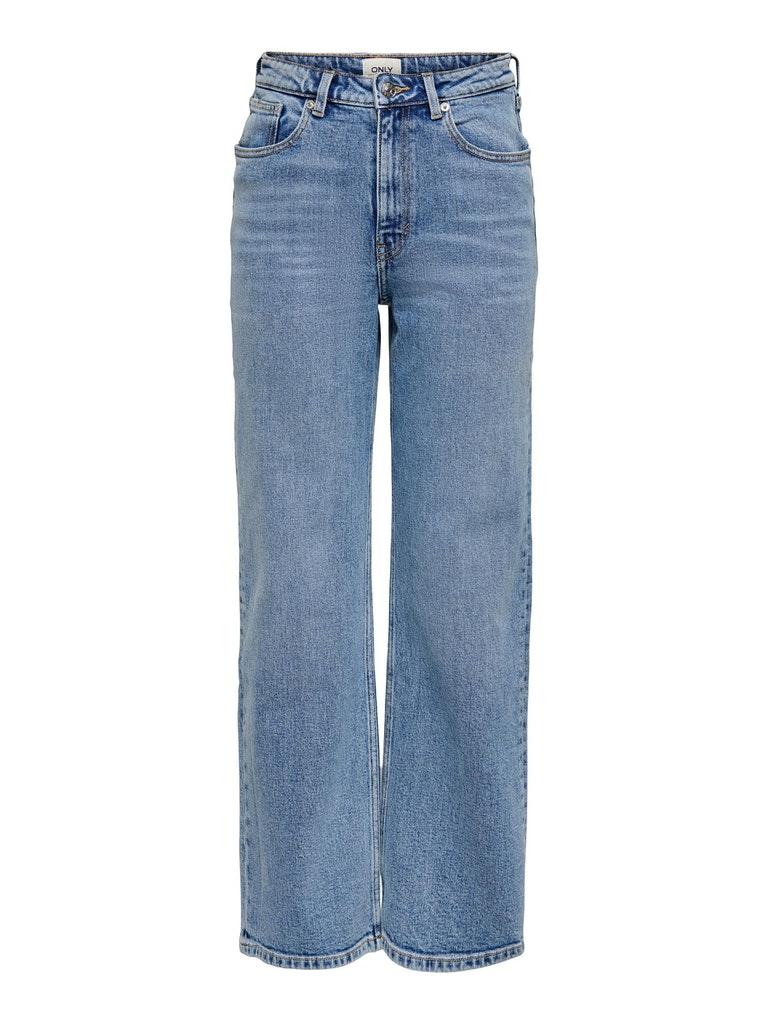ONLY ONLJUICY LIFE HW WIDE LEG REA365  NOOS Dames Jeans - Maat 28 X L34