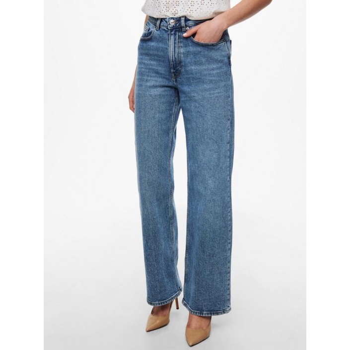 Only ONLJUICY HW WIDE LEG REA365  NOOS Medium Blue Denim/NAS365 | Freewear ONLJUICY HW WIDE LEG REA365  NOOS - www.freewear.nl - Freewear
