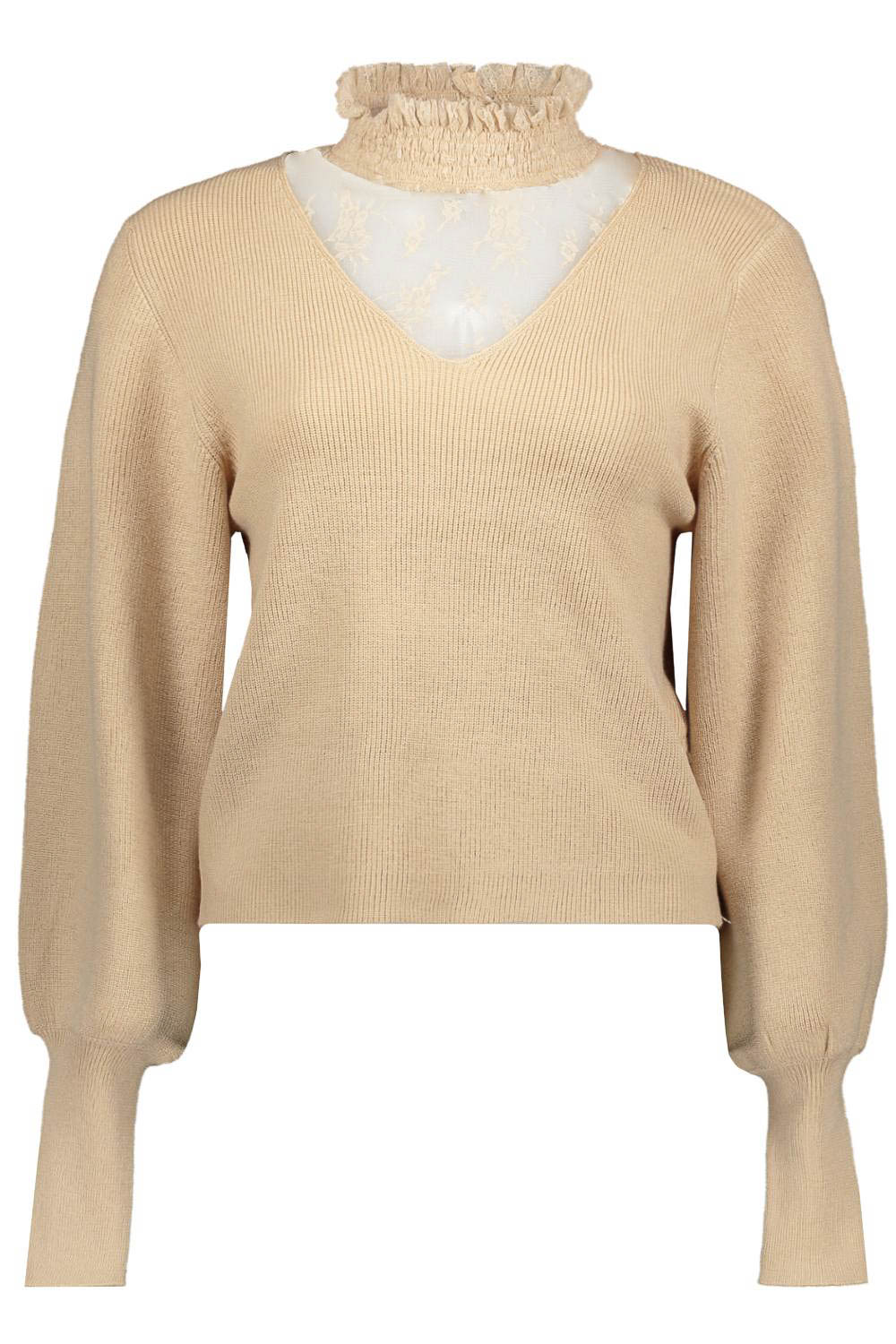 Only Onlkira L/s Highneck Pullover Knt