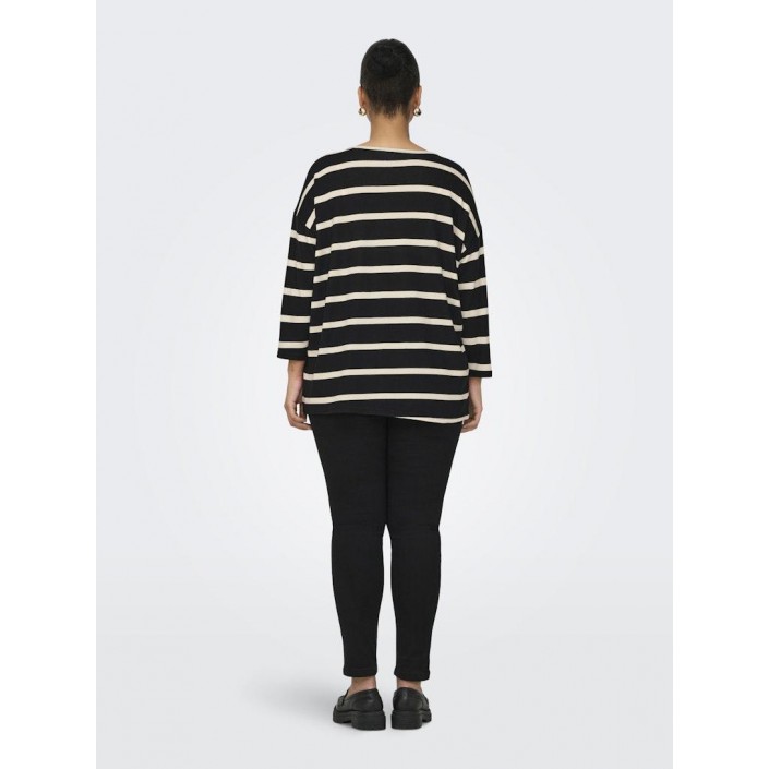 Carmakoma CARALBA 3/4 TOP Black/THIN SANDSHELL | Freewear CARALBA 3/4 TOP - www.freewear.nl - Freewear
