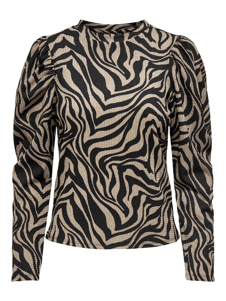 Only Onlkenya L/s Puff Top Jrs