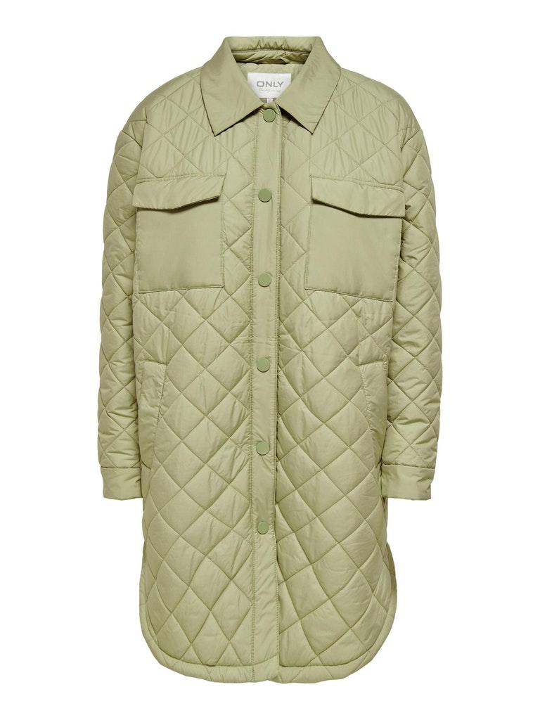 ONLY ONLNEWTANZIA LONG QUILT SHACKET OTW Dames Jas - Maat M