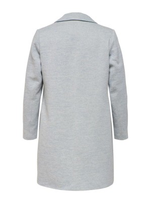 Carmakoma CARCARRIE MEL COAT OTW Dusty Blue/MELANGE | Freewear CARCARRIE MEL COAT OTW - www.freewear.nl - Freewear