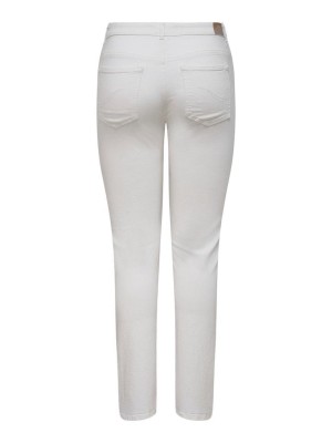 Carmakoma CARLAOLA HW SLIM JNS AZG270  DNMNOO: White | Freewear CARLAOLA HW SLIM JNS AZG270  DNMNOO: - www.freewear.nl - Freewear