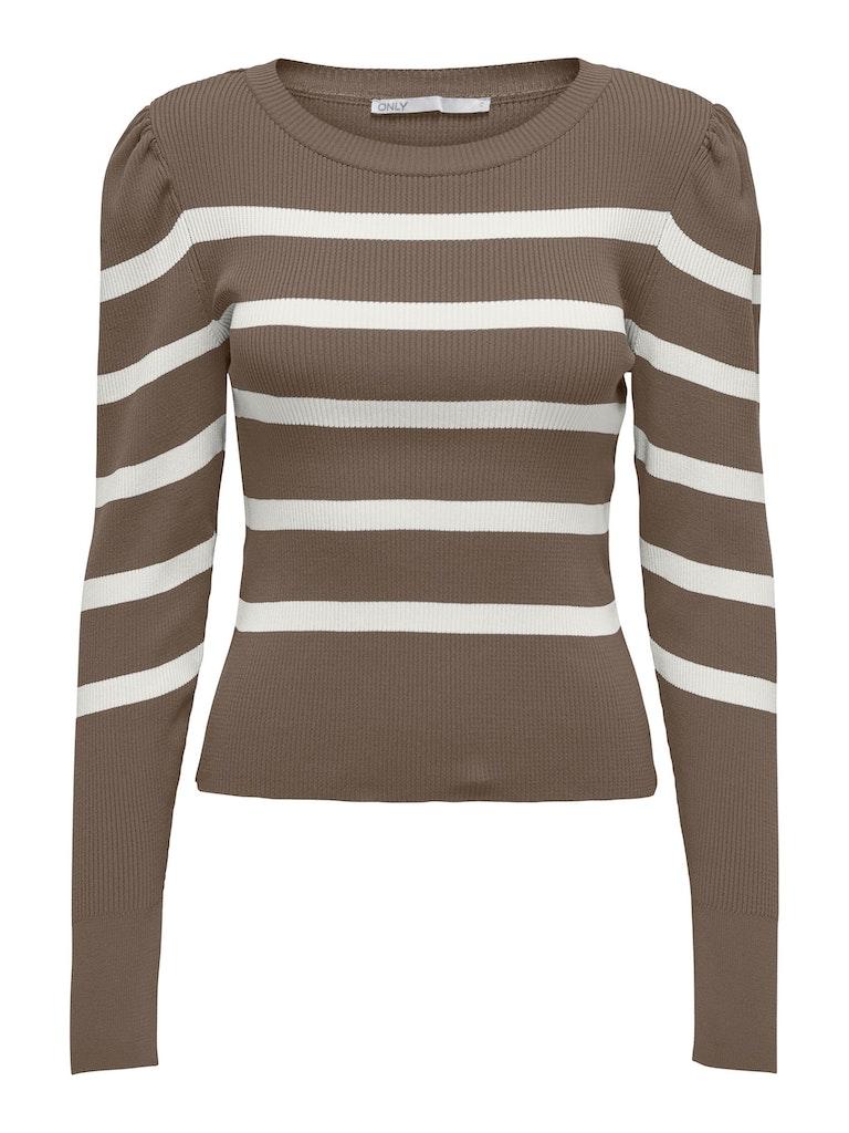 ONLY ONLSALLY L/S PUFF PULLOVER KNT NOOS Dames Trui - Maat XS