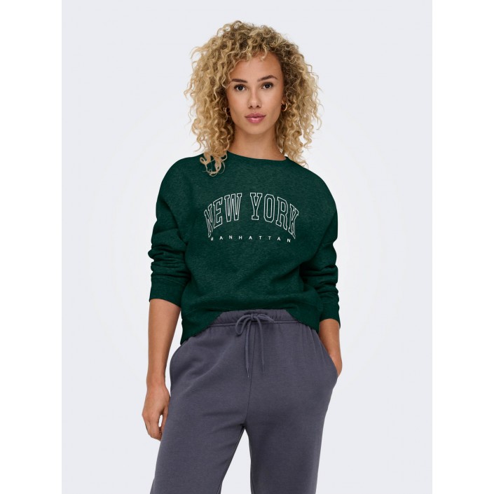 Only ONLSWEAT LIFE L/S CREW O.SIZE STATE: Pine Grove/NEW YORK - MANHATTAN | Freewear ONLSWEAT LIFE L/S CREW O.SIZE STATE: - www.freewear.nl - Freewear