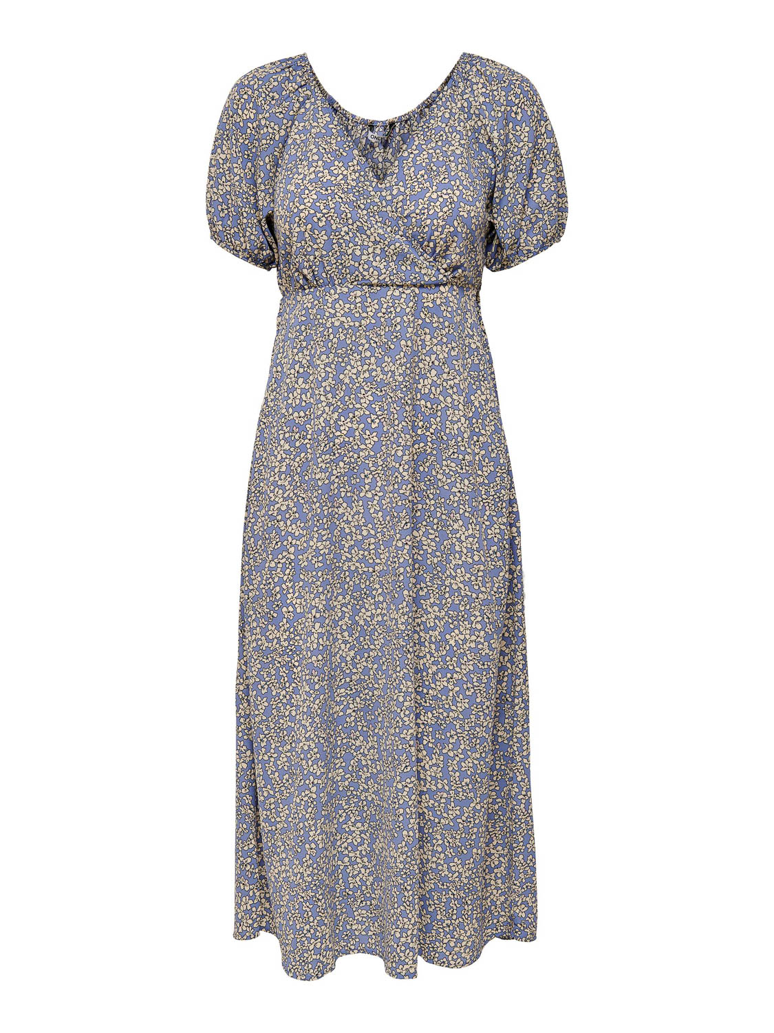 ONLY ONLFUCHSIA LIFE S/S WRAP MIDI DRESS PTM Dames Jurk - Maat XS