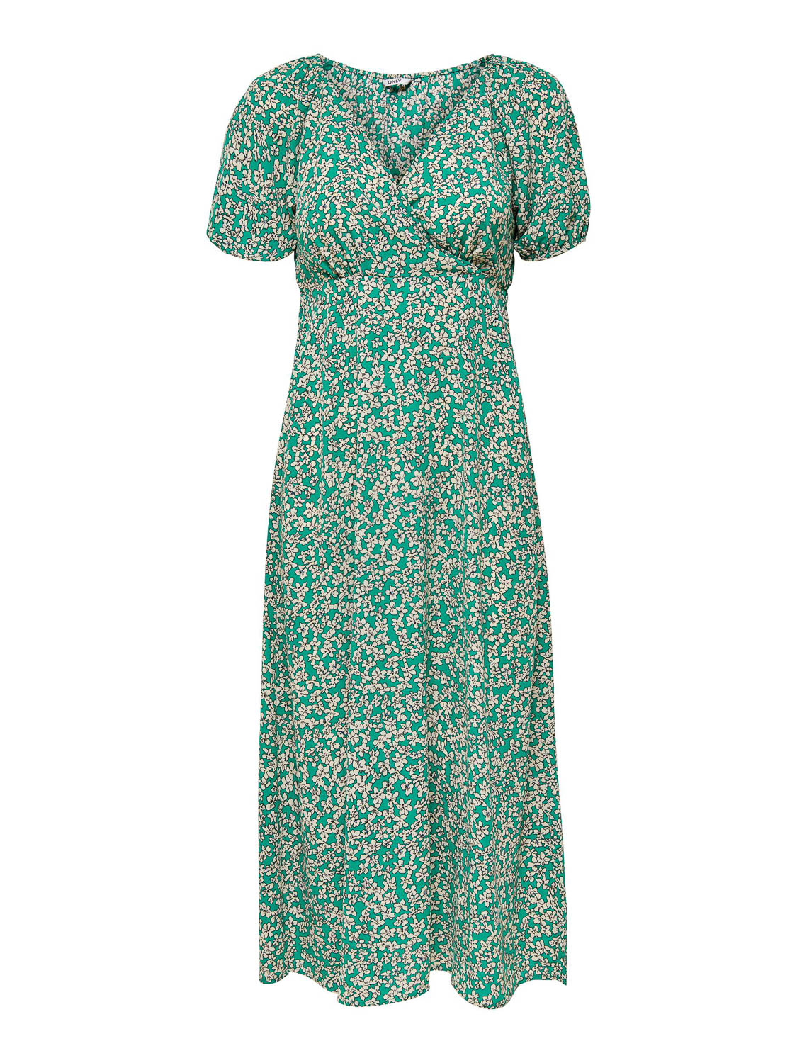 ONLY ONLFUCHSIA LIFE S/S WRAP MIDI DRESS PTM Dames Jurk - Maat XL