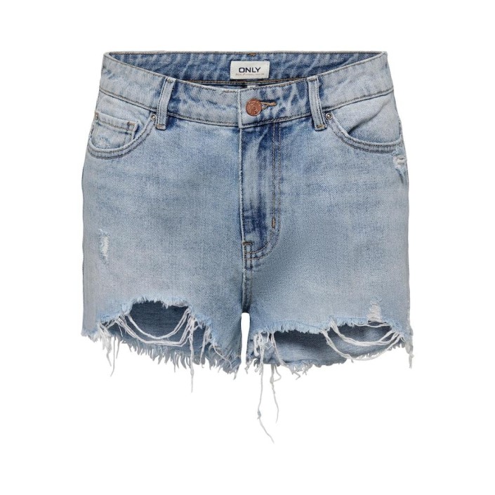Only ONLPACY HW DNM SHORTS NOOS Light Blue Denim | Freewear ONLPACY HW DNM SHORTS NOOS - www.freewear.nl - Freewear