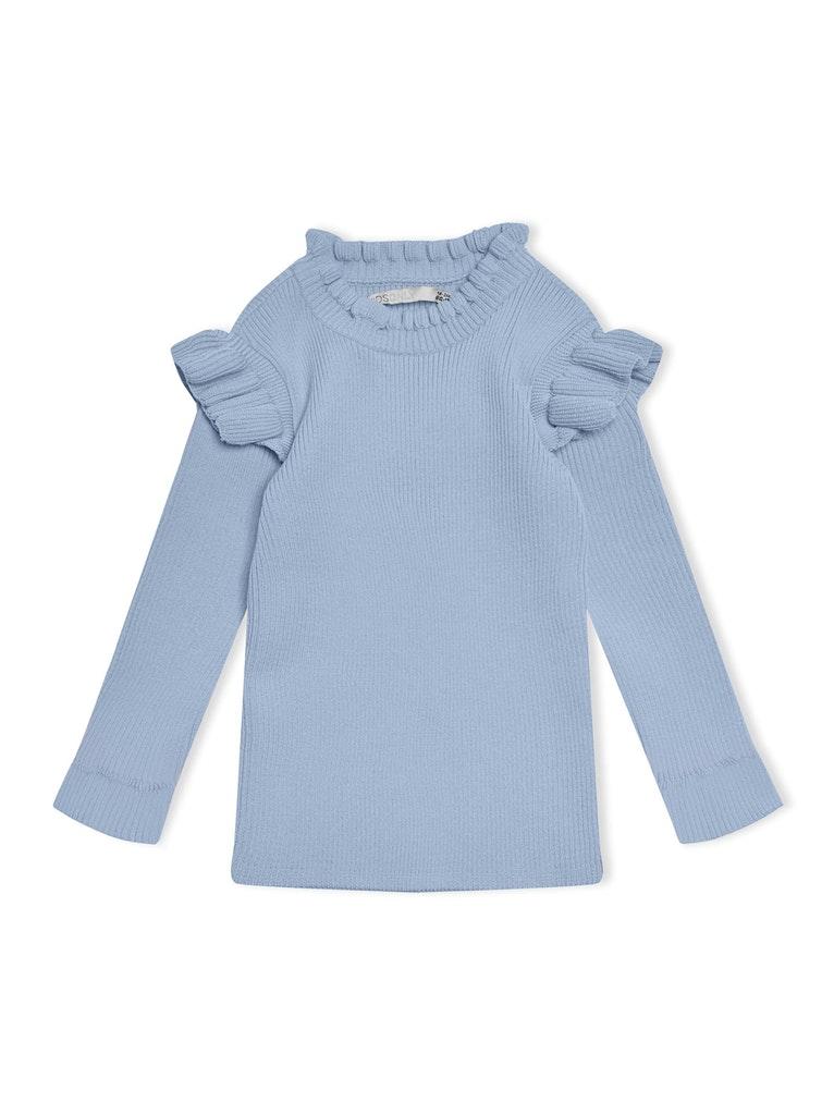 Kids ONLY KMGSALLY  L/S RUFFLE PULLOVER KNT Meisjes Trui - Maat 86
