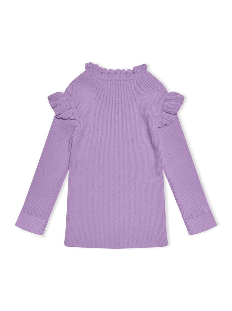 Kids ONLY KMGSALLY  L/S RUFFLE PULLOVER KNT Meisjes Trui - Maat 92