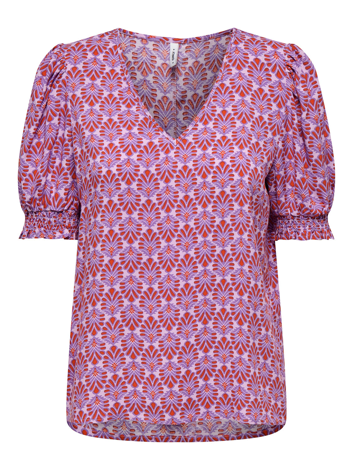 Only Onlnova Life Vis S/s Blair Top Aop