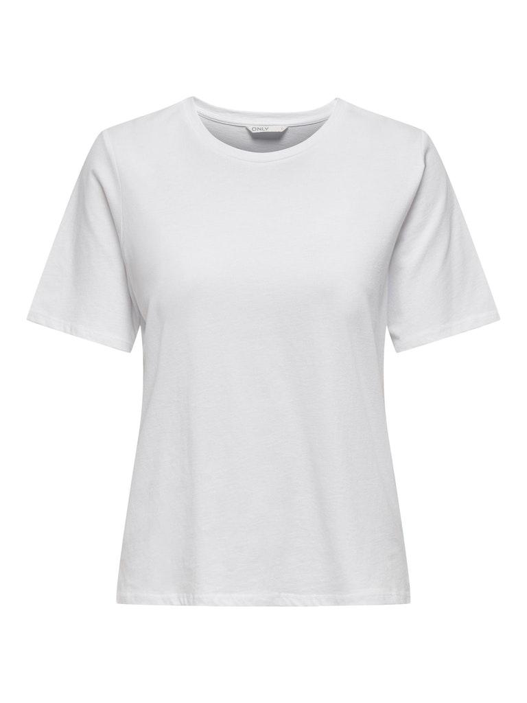 Only T-shirt Onlnew Only S/s Tee Jrs Noos 15256961 White Dames Maat - M