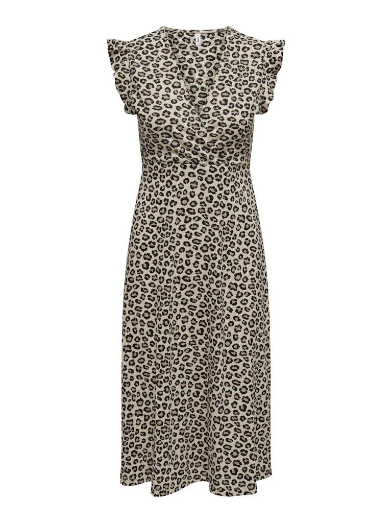 ONLY ONLMAY LIFE S/L WRAP MIDI DRESS JRS NOOS Dames Jurk - Maat L