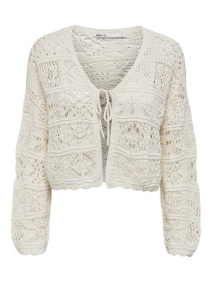 Only ONLBEACH LIFE 7/8 O-N CARDIGAN KNT : Cloud Dancer | Freewear ONLBEACH LIFE 7/8 O-N CARDIGAN KNT : - www.freewear.nl - Freewear