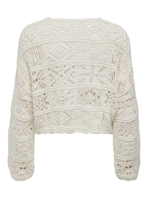 Only ONLBEACH LIFE 7/8 O-N CARDIGAN KNT : Cloud Dancer | Freewear ONLBEACH LIFE 7/8 O-N CARDIGAN KNT : - www.freewear.nl - Freewear
