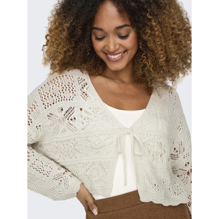 Only ONLBEACH LIFE 7/8 O-N CARDIGAN KNT : Cloud Dancer | Freewear ONLBEACH LIFE 7/8 O-N CARDIGAN KNT : - www.freewear.nl - Freewear