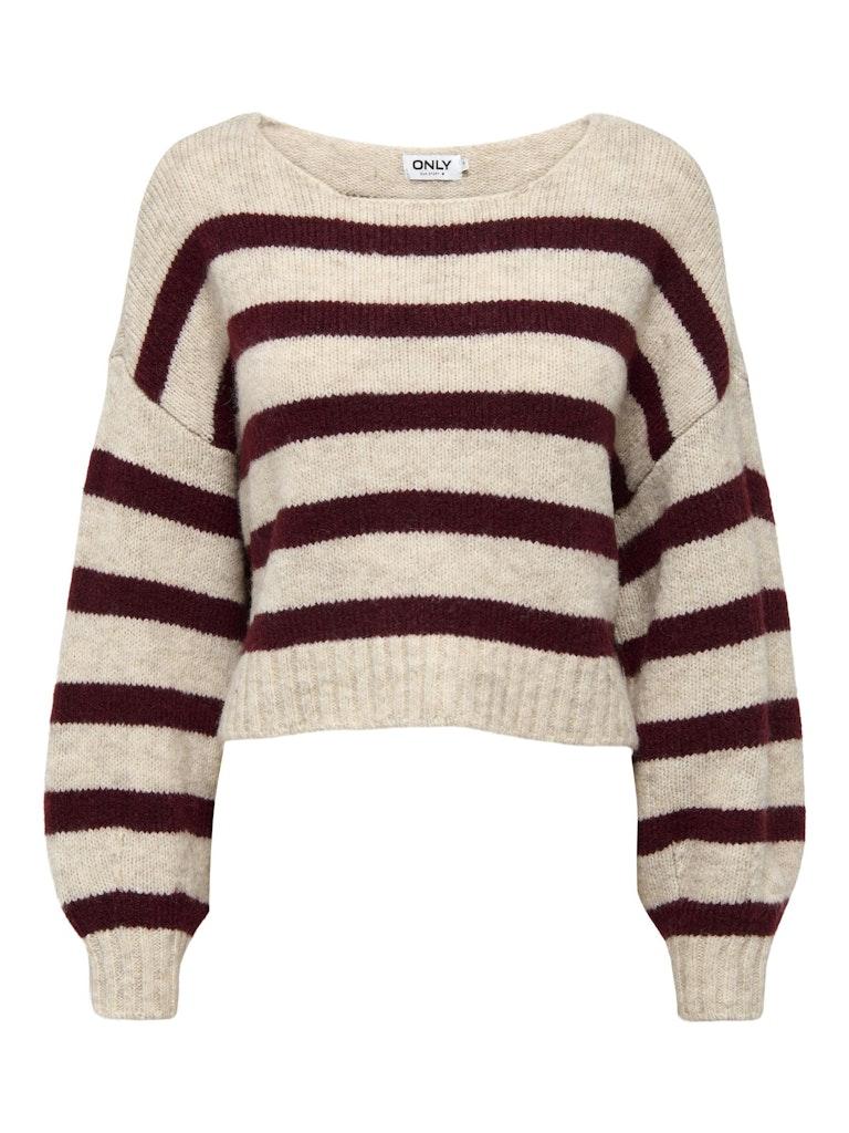 Only Onlaya Life L/s Boatneck Cc Knt