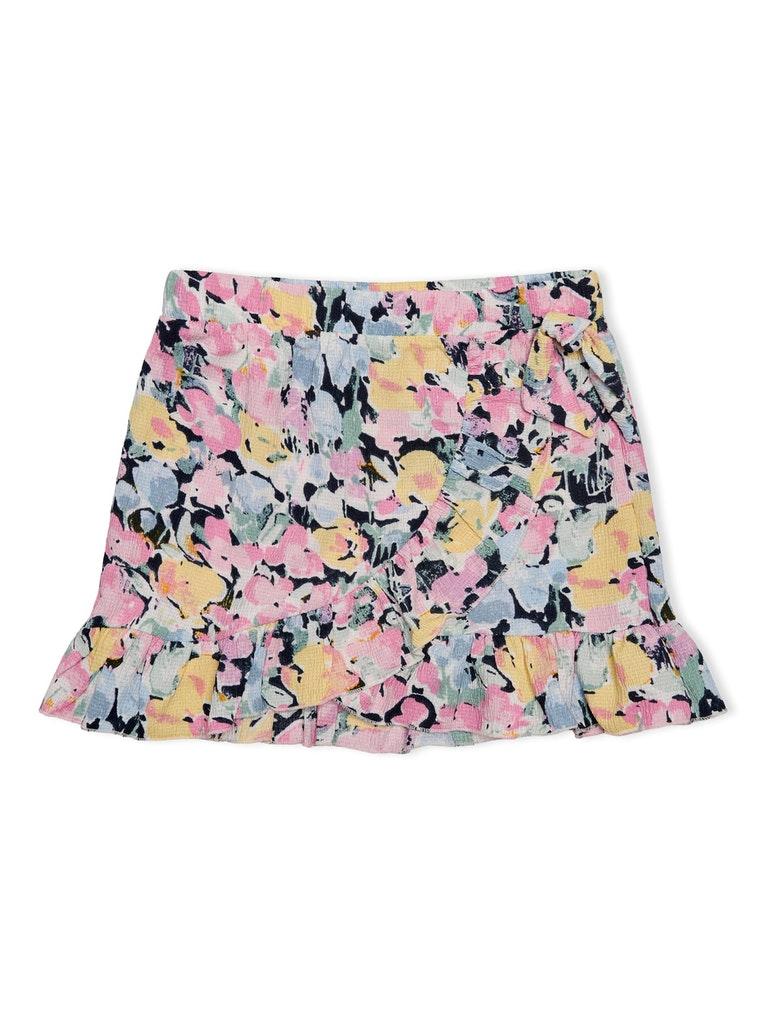 Only Kids Kmgsaga Short Knot Wrap Skirt Jrs